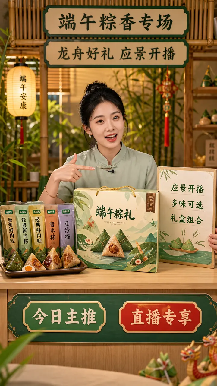 端午粽礼直播间